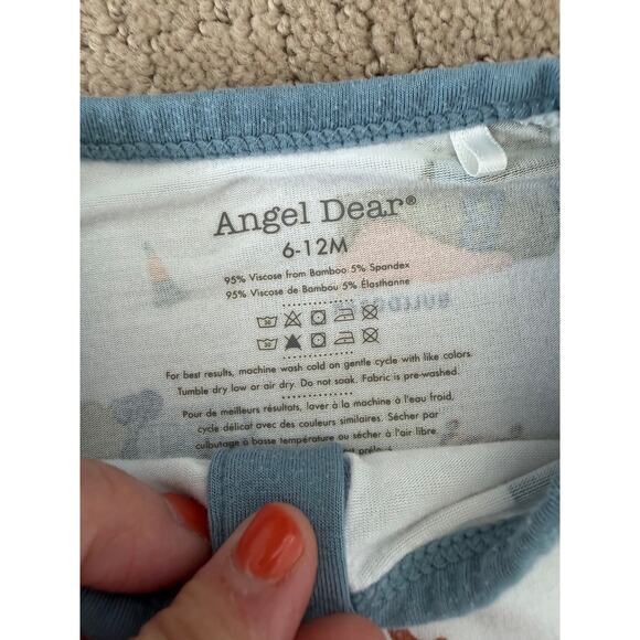 Angel Dear Bamboo Construction Alphabet One Piece 6-12 Months - Picture 4 of 4